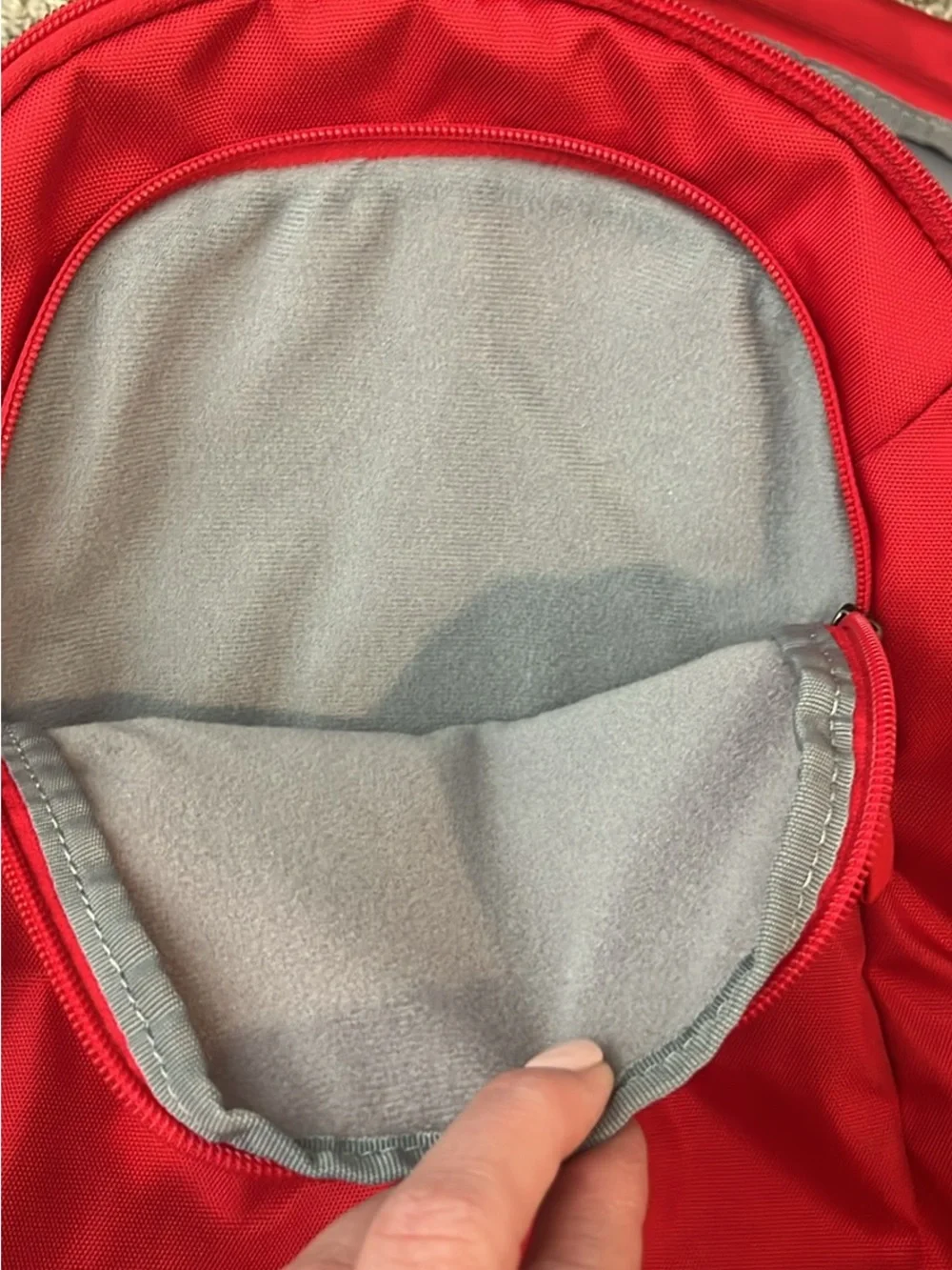 Under Armour Red Storm Backpack with White Logo